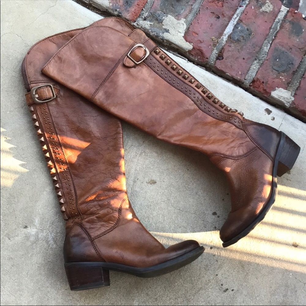 Vince Camuto over the knee Leather Boots
